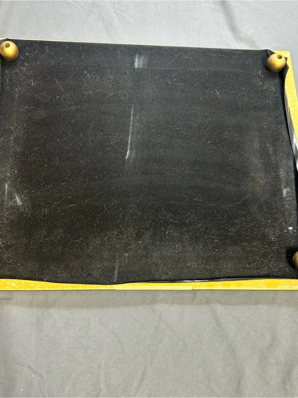 Vintage Mirrored Vanity Tray Gold Ornate 16